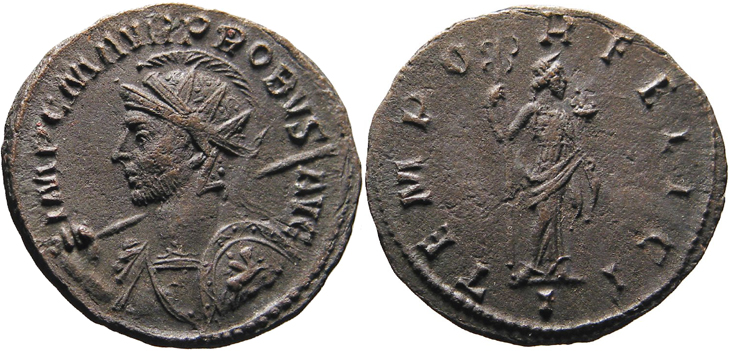 Probus
                  antoninianus / aurelianus RIC 103, Bastien 206,
                  Gloucester 875