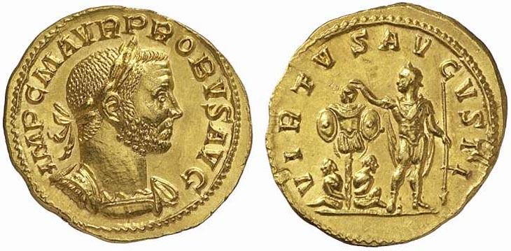 Probus aureus RIC 12, Bastien
                  160.