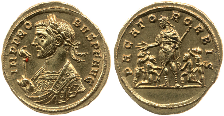 Probus
                  aureus RIC 136 (?)