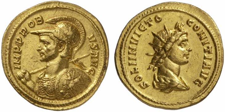 Probus aureus RIC 138