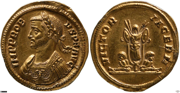 Probus
                    aureus RIC 141