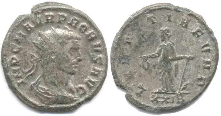 Probus antoninianus RIC 153v, MPR 9.
