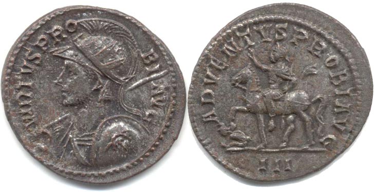 Probus antoninianus RIC 20v, Bastien 226.