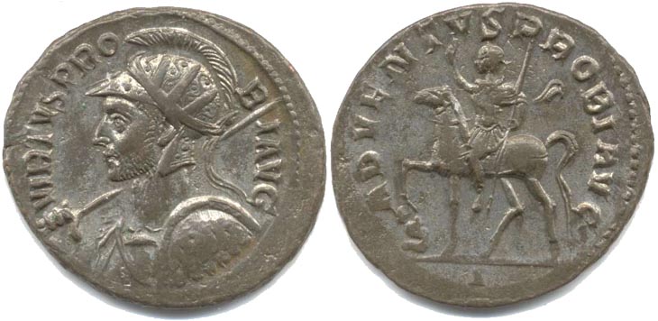 Probus
                    antoninianus RIC 20v, Bastien 203.