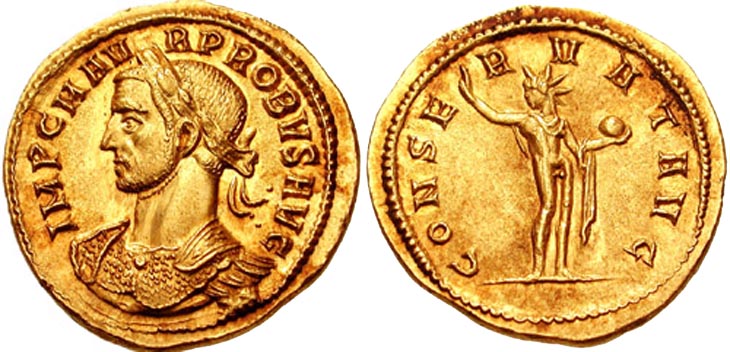 Probus aureus RIC
                  307v