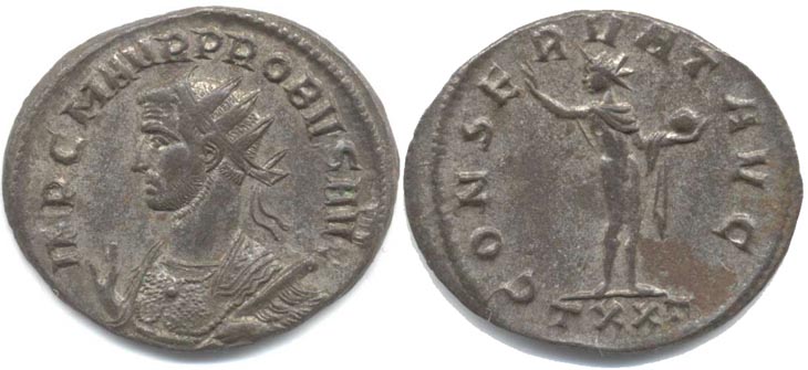 Probus
                  antoninianus RIC 348