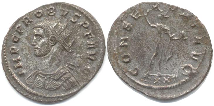 Probus
                                antoninianus/aurelianus RIC 349