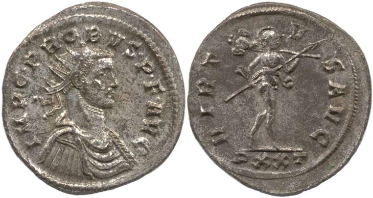 Probus
                  antoninianus RIC 428v