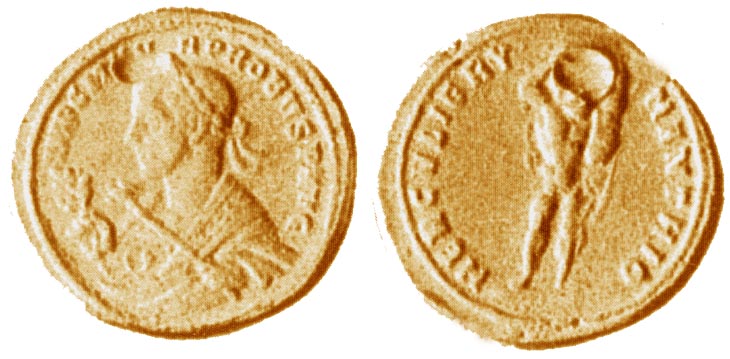 Probus aureus RIC 587
                  (plaster cast)