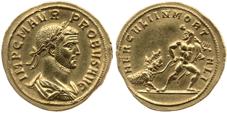 Probus aureus RIC 588