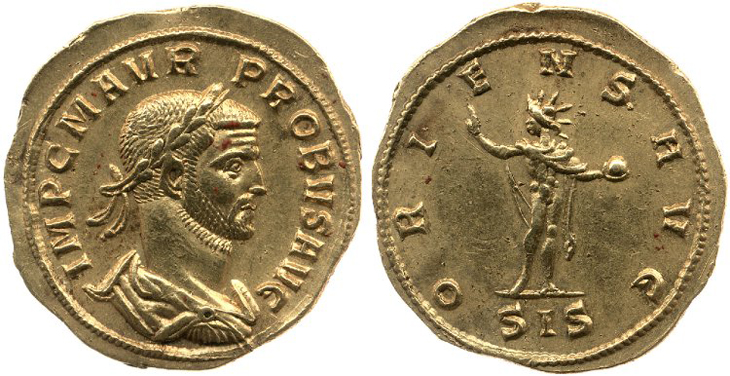 Probus
                  aureus RIC 589