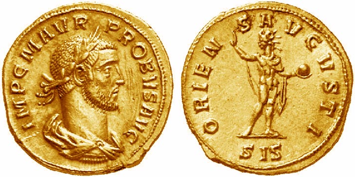 Probus aureus RIC 590