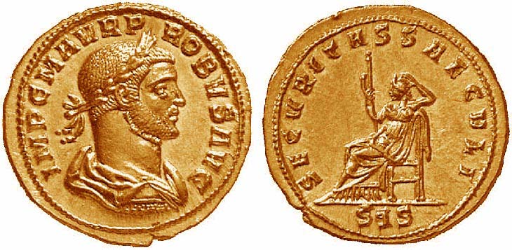 Probus aureus RIC 594