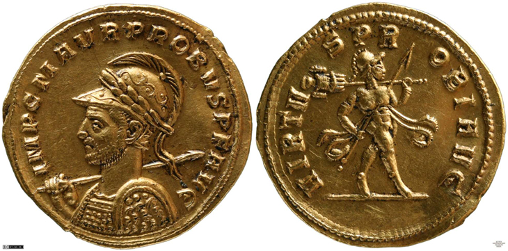 Probus unlisted aureus, neighbour of RIC 603