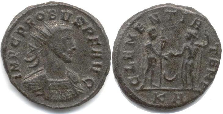 Probus antoninianus RIC 645v, Alfldi 18.8