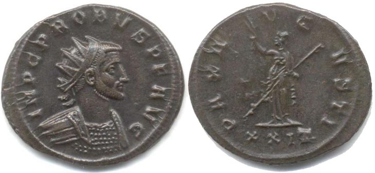 Probus
                  antoninianus RIC 712, Alfldi 42.91