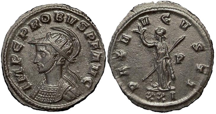 Probus antoninianus RIC
                  712v, cf. Alfldi 42.111