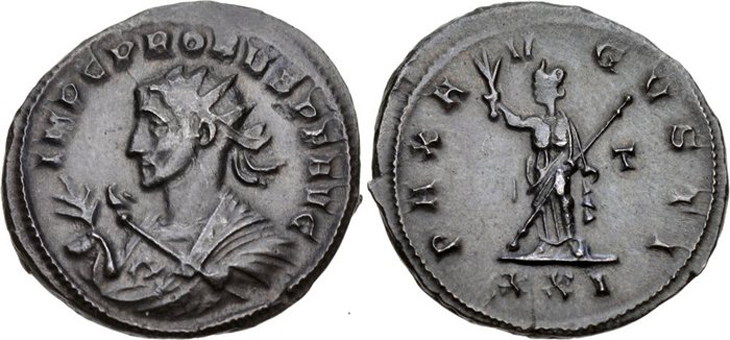 Probus
                  antoninianus RIC 712v, Alfldi 42.79