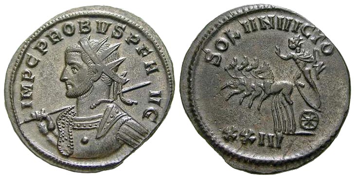 Probus antoninianus
                  RIC 769v, cf. Alfldi 76.78