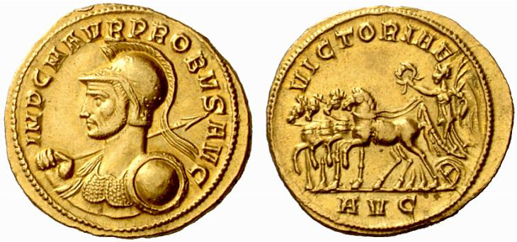 Probus aureus RIC 831