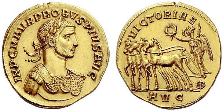 Probus aureus RIC 833