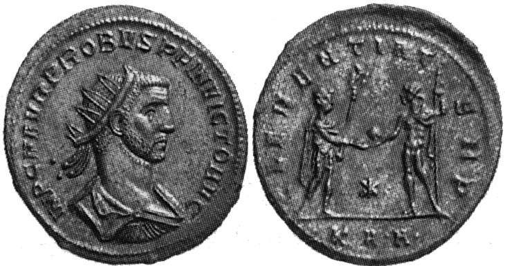 Probus
                    antoninianus RIC 840v