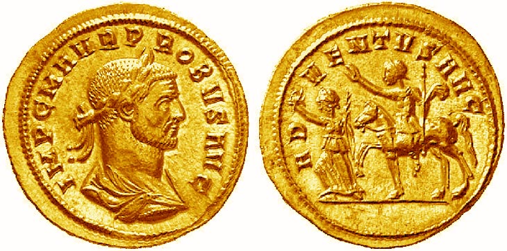 Probus aureus RIC 890