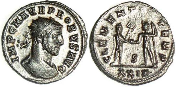 Probus
                  antoninianus RIC 905