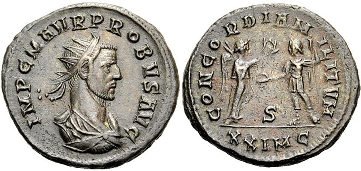 Probus
                  antoninianus RIC 908