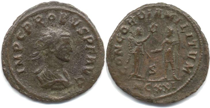 Probus unlisted antoninianus close to RIC 908