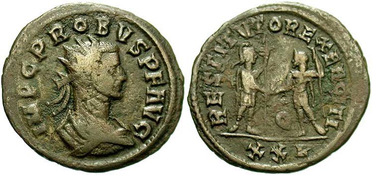 Probus unlisted antoninianus close to RIC 909
                  (#2)