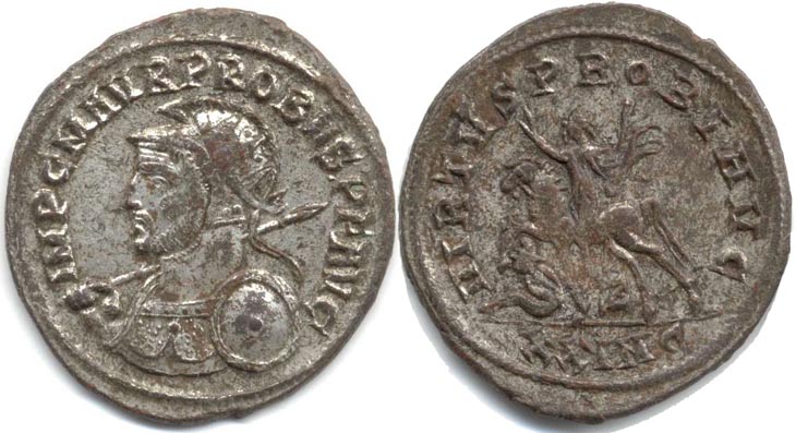 Probus
                    antoninianus RIC 913v
