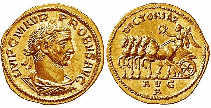 Probus aureus RIC 916