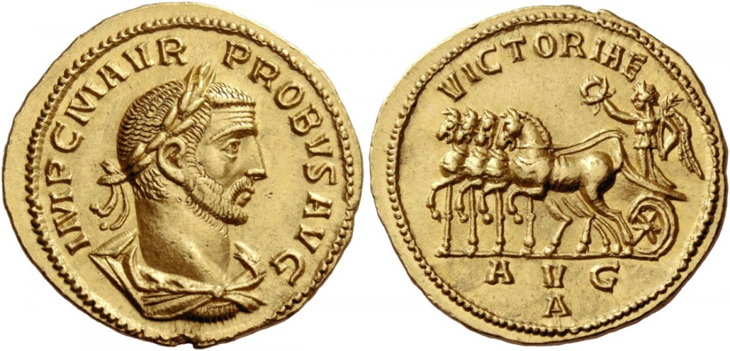 Probus aureus RIC 916
