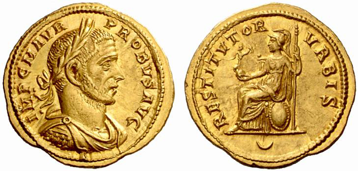 Probus aureus RIC 926